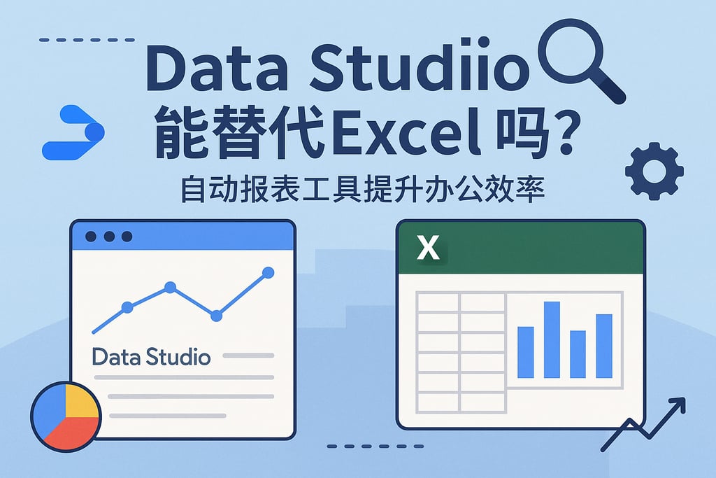 Data Studio能替代Excel吗？自动报表工具提升办公效率